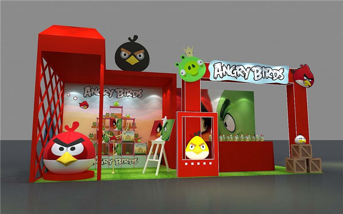 巡展展位搭建-ANGRY BIRDS